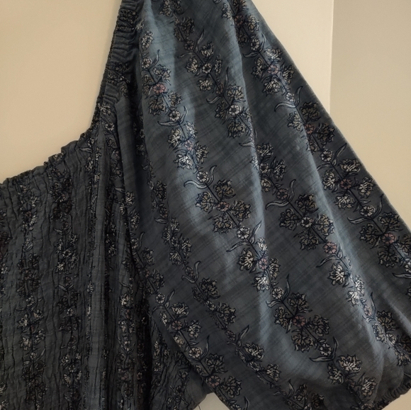 Sonoma Smocked Tiered Floral Print Midi Dress - Picture 5 of 14